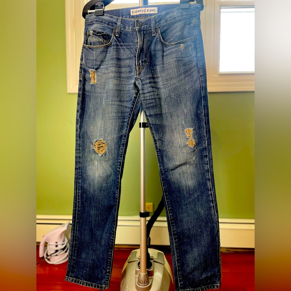 Express Rocco slim fit skinny leg